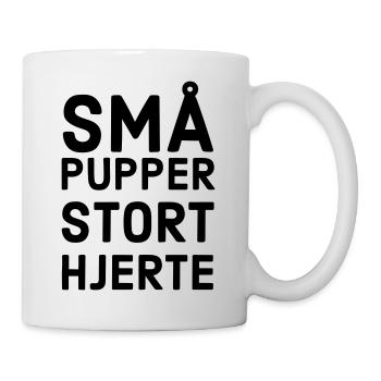 Small tits big heart - Mug - white - Right
