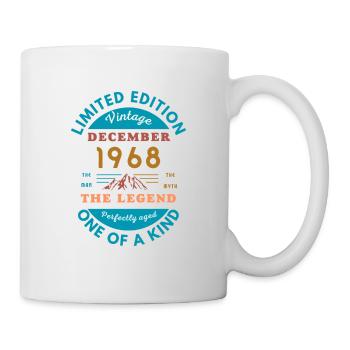 ecember 1968 Vintage Limited Edition - Mug blanc - blanc - Droite