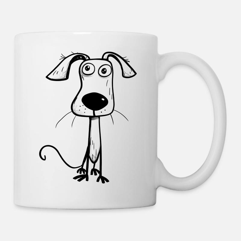 Hund - Tasse - Weiß