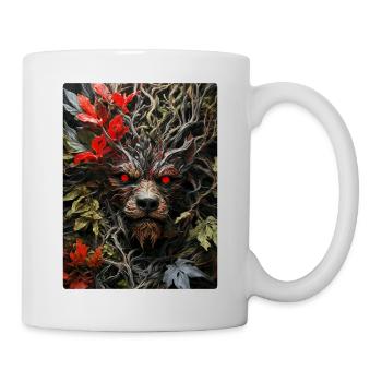 Gruselige Pflanzen Dog 1.6 - Tasse - Weiß - Rechts