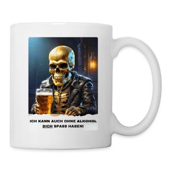 Bier Experte Skull 1.5 - Tasse - Weiß - Rechts