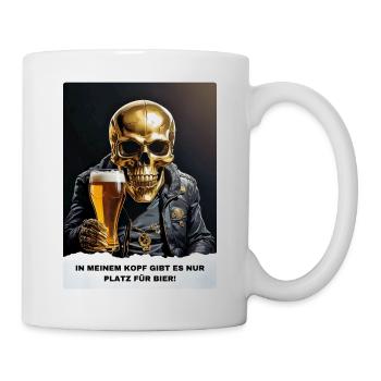 Bier Experte Skull 1.9 - Tasse - Weiß - Rechts