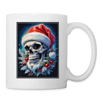 Crâne de Noël 1.5 - Mug blanc - blanc - Droite