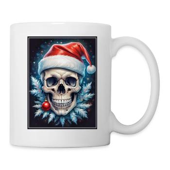 Weihnachten Skull 1.10 - Tasse - Weiß - Rechts