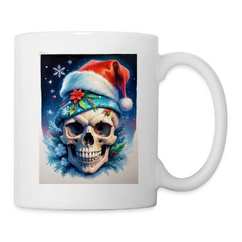 Christmas Skull 1.4 - Mug - white - Right