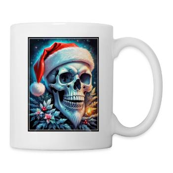 Christmas Skull 1.3 - Mug - white - Right
