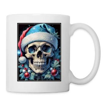 Christmas Skull 1.9 - Mug - white - Right