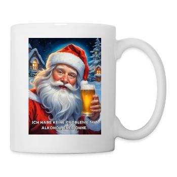 Weihnachten Santa Claus Bier 1.6 - Tasse - Weiß - Rechts