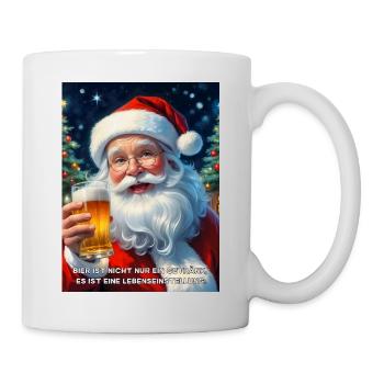 Christmas Santa Claus Beer 1.5 - Mug - white - Right