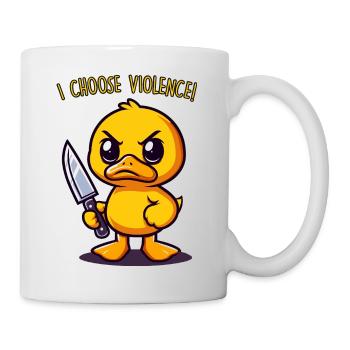 I Choose Violence - Mug - white - Right