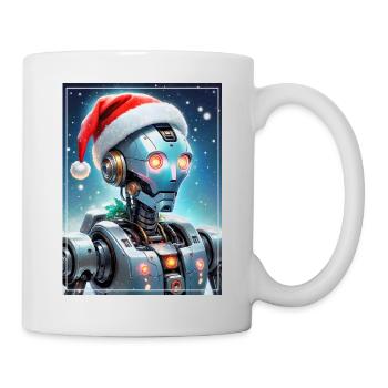 Robot Paysage d’Hiver 1.12 - Mug blanc - blanc - Droite