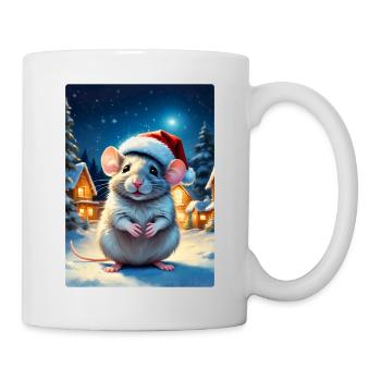 Souris paysage d’hiver 1.7 - Mug blanc - blanc - Droite