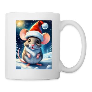 Souris paysage d’hiver 1.2 - Mug blanc - blanc - Droite