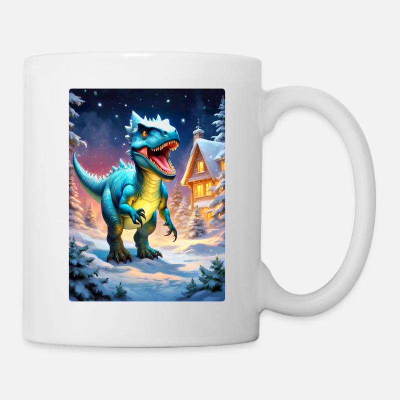 Winter Landscape Dino 3.2 - Mug - white