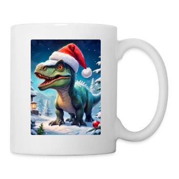 Winterlandschaft Dino 2.3 - Tasse - Weiß - Rechts