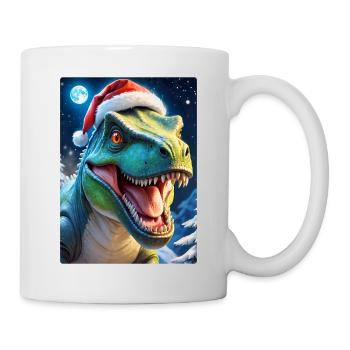 Winterlandschaft Dino 2.4 - Tasse - Weiß - Rechts