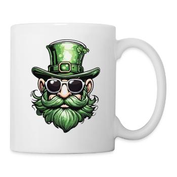 Leprechaun / Leprechaun / Vert / Gingembre / Irlande - Mug blanc - blanc - Droite