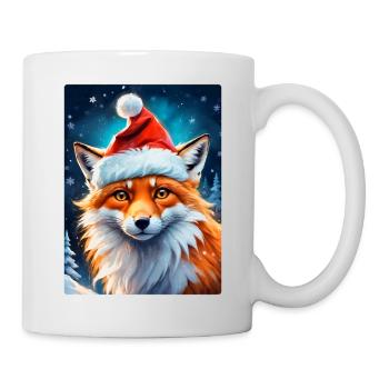 Winterlandschaft Fuchs 1.14 - Tasse - Weiß - Rechts