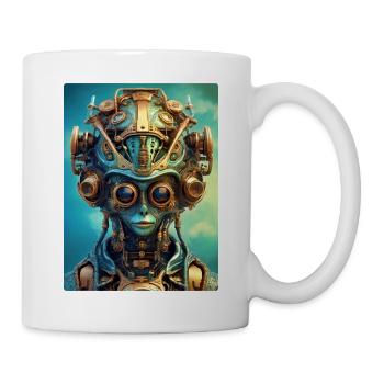 Extraterrestre steampunk 1.3 - Mug blanc - blanc - Droite