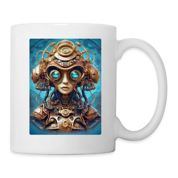 Steampunk Alien 1.2 - Tasse - Weiß - Rechts