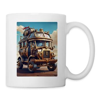 Steampunk Automobile 1.14 - Tasse - Weiß - Rechts
