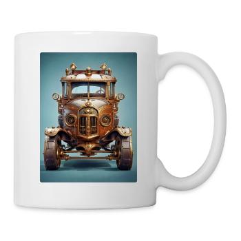 Steampunk Automobile 1.2 - Tasse - Weiß - Rechts