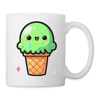 Glace pistache - Mug blanc - blanc - Droite
