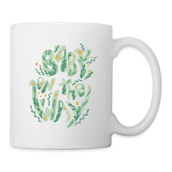 Sweet Saying Baby on the Way for Pregnant - Mug - white - Right