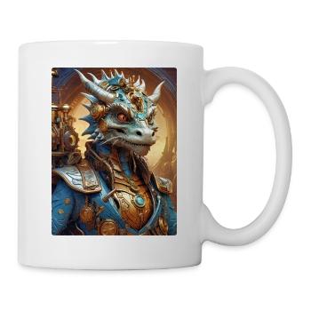 Steampunk Dragon 1.8 - Mug - white - Right