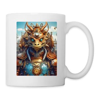 Steampunk Dragon 1.11 - Mug - white - Right