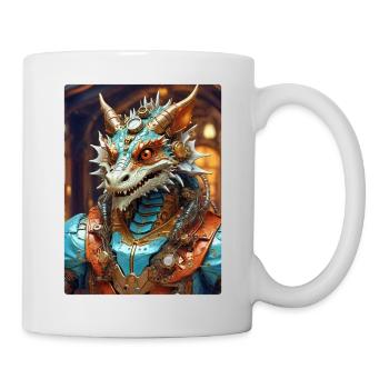 Steampunk Dragon 1.1 - Mug - white - Right