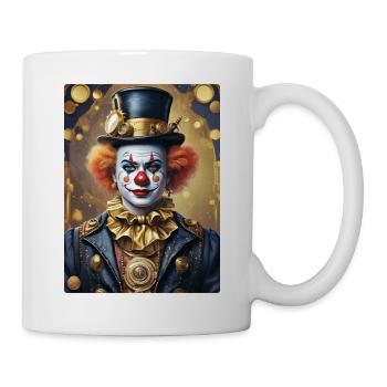 Steampunk Clown 1.18 - Tasse - Weiß - Rechts