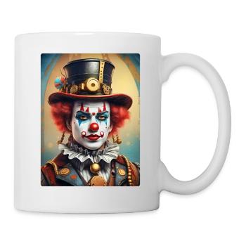 Steampunk Clown 1.11 - Tasse - Weiß - Rechts