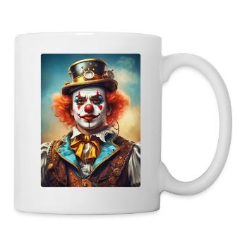 Steampunk Clown 1.8 - Tasse - Weiß - Rechts