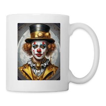 Steampunk Clown 1.16 - Tasse - Weiß - Rechts