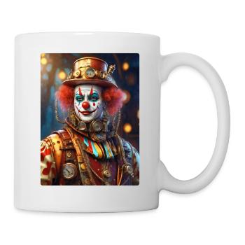Steampunk Clown 1.9 - Tasse - Weiß - Rechts
