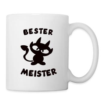 cooles bester Meister Design - Tasse - Weiß - Rechts
