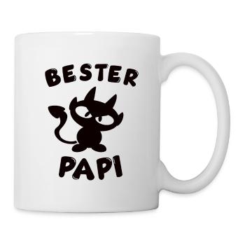 cooles bester Papi Design - Tasse - Weiß - Rechts
