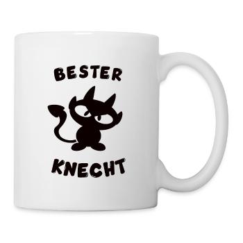 cooles bester Knecht Design - Tasse - Weiß - Rechts