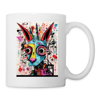[MB] The Crazy Rabbit - Mug - white - Right