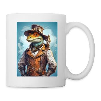 Steampunk Dino 1.6 - Mug - white - Right