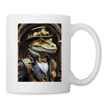 Steampunk Dino 1.4 - Mug - white - Right