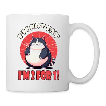 I'm not fat, I'm 2 for 1! - Mug - white - Right