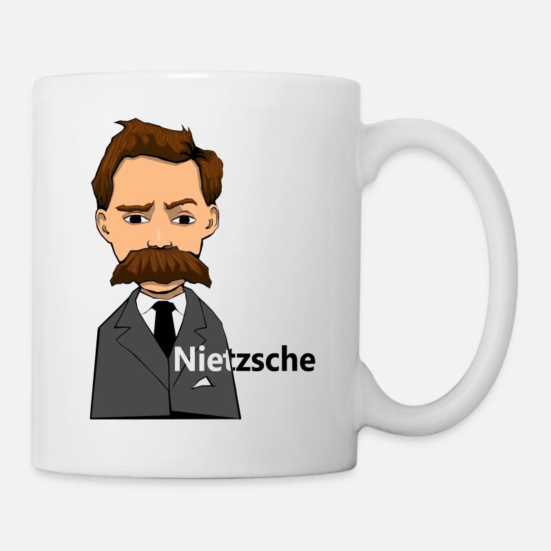 Nietzsche - Tasse - Weiß