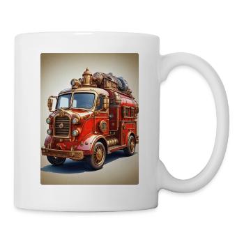 Steampunk Fire Truck 1.17 - Tasse - Weiß - Rechts