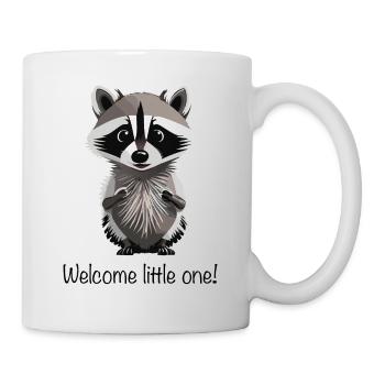 raton laveur - Mug blanc - blanc - Droite