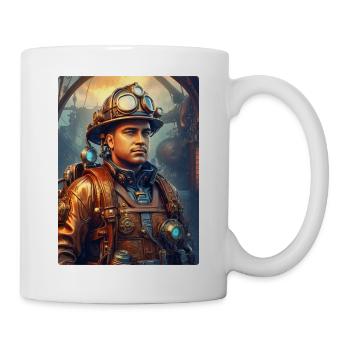 Steampunk Firefighter Man 1.16 - Mug - white - Right