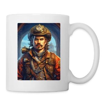 Steampunk Firefighter Man 1.22 - Mug - white - Right