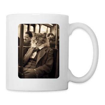 Mr. Whiskers auf der Suche nach etwas Entspannung - Tasse - Weiß - Rechts