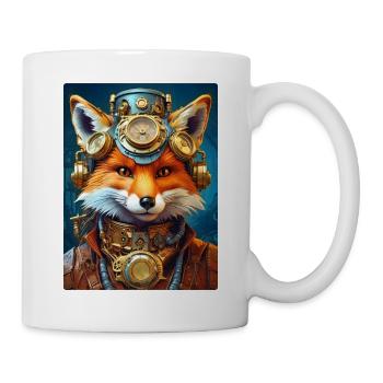 Pompier steampunk renard 1.14 - Mug blanc - blanc - Droite